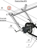 Left tensioner bolt - $19 CAD - Thumbnail 2