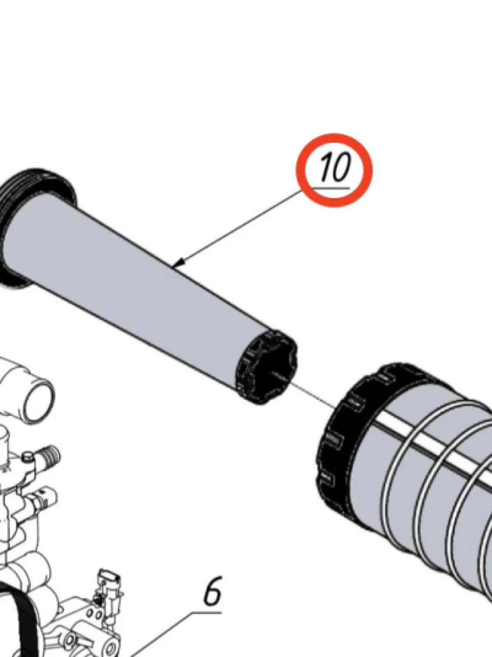 Air filter - secondary (N/ Pro XT)