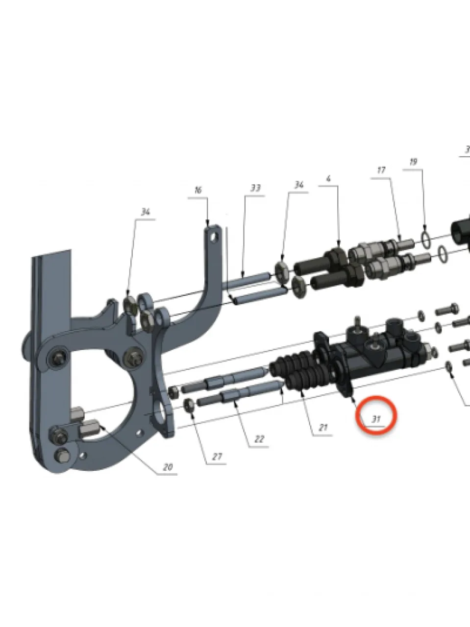 Brake master cylinder