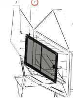 Passenger side window (right) - $585 CAD - Thumbnail 2