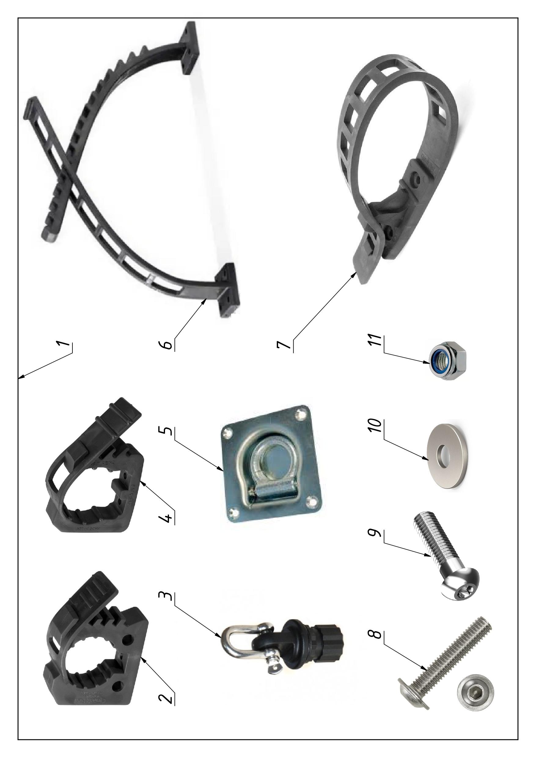 MOUNTING KIT (1200) | 13-1200-06 parts manual