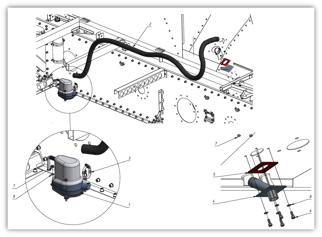 WATER PUMP (1100) | 11-1100-04 parts manual