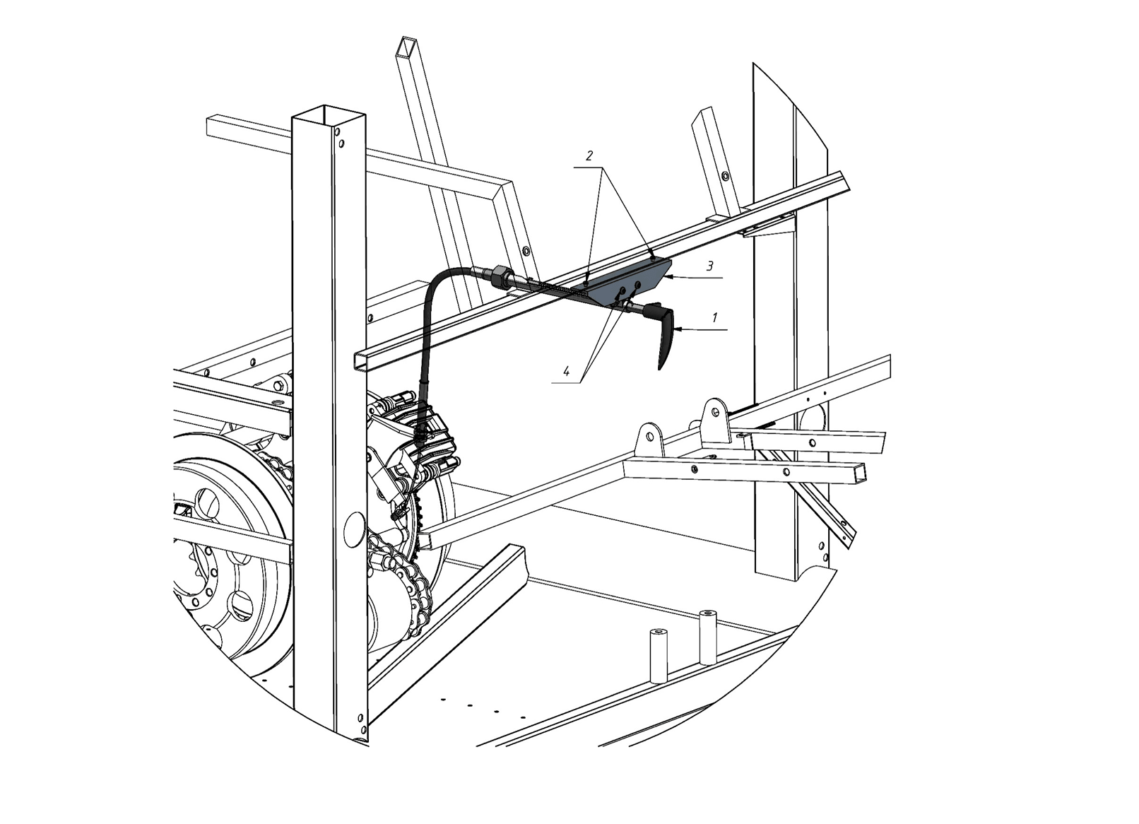 PARKING BRAKE (0702) | 07-0702-01 parts manual