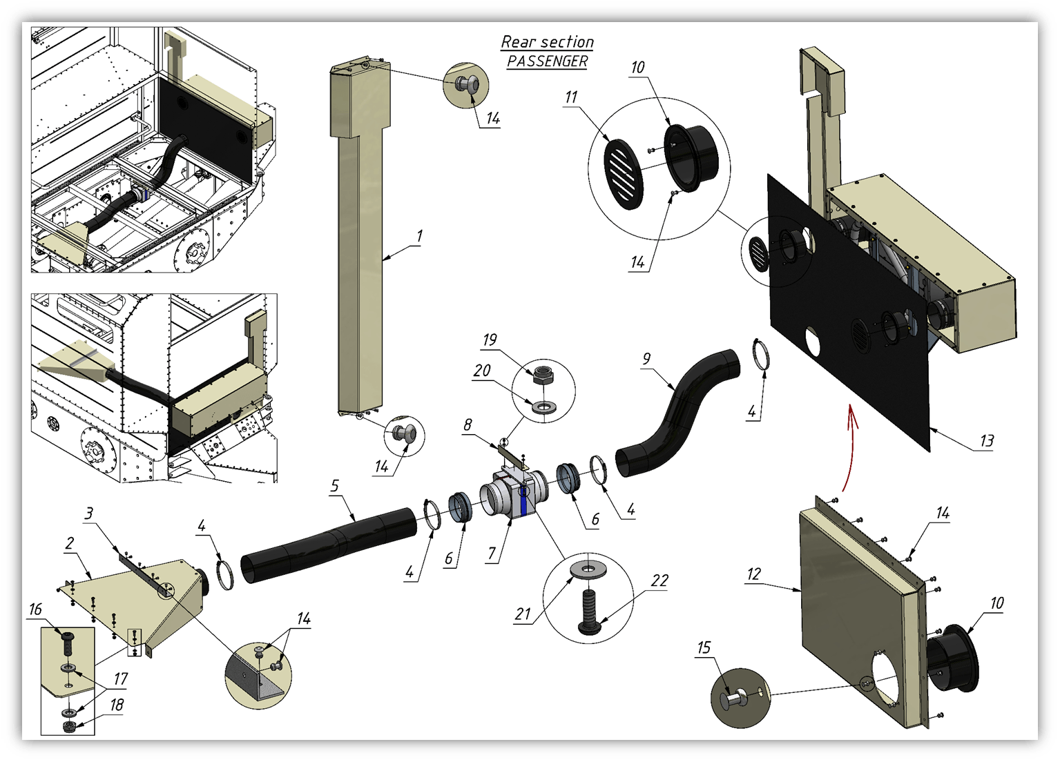 INDEPENDENT HEATER (1000) | 12-1000 parts manual