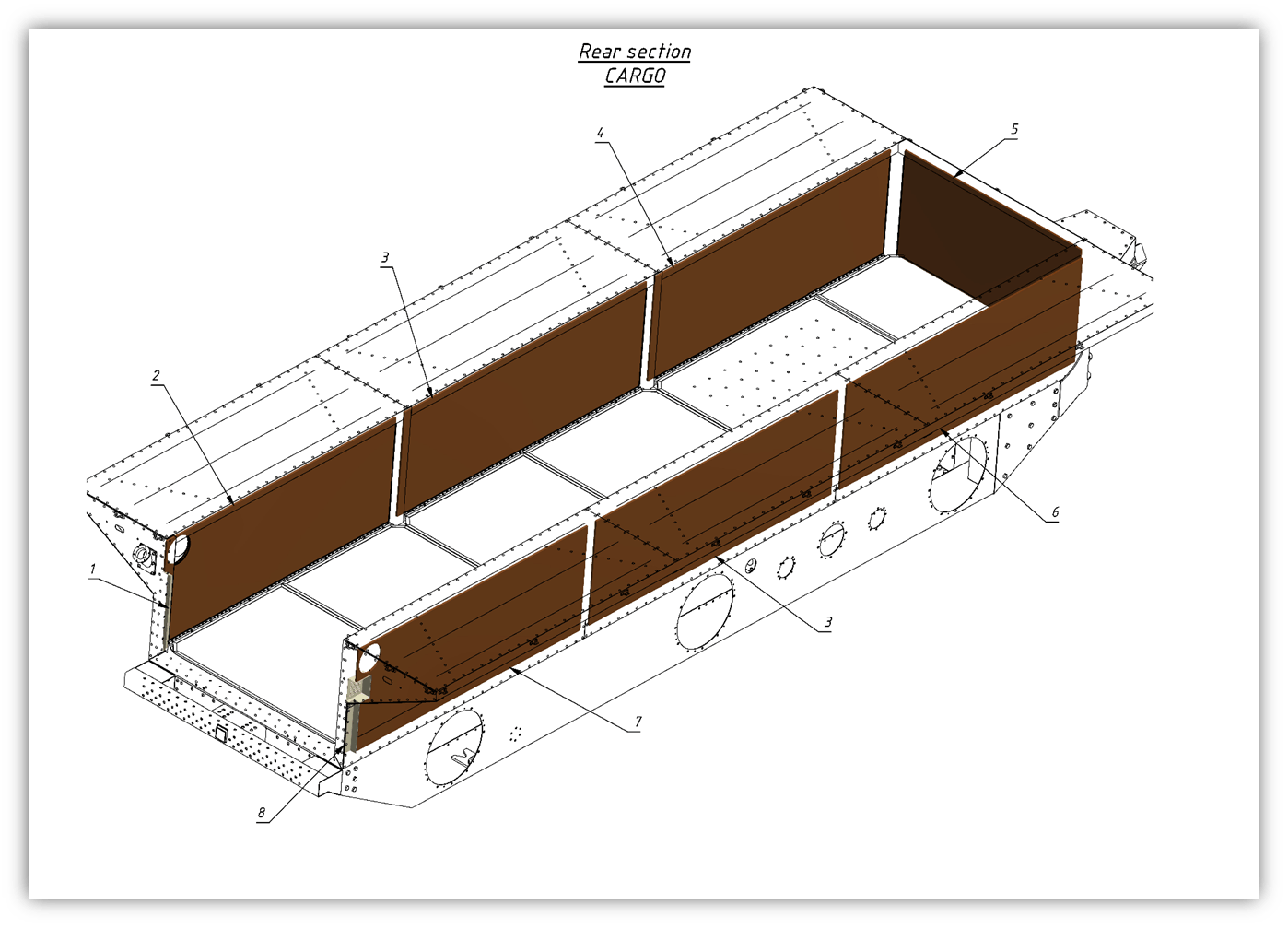 INTERIOR FACING (0502) | 05-0502-02 parts manual