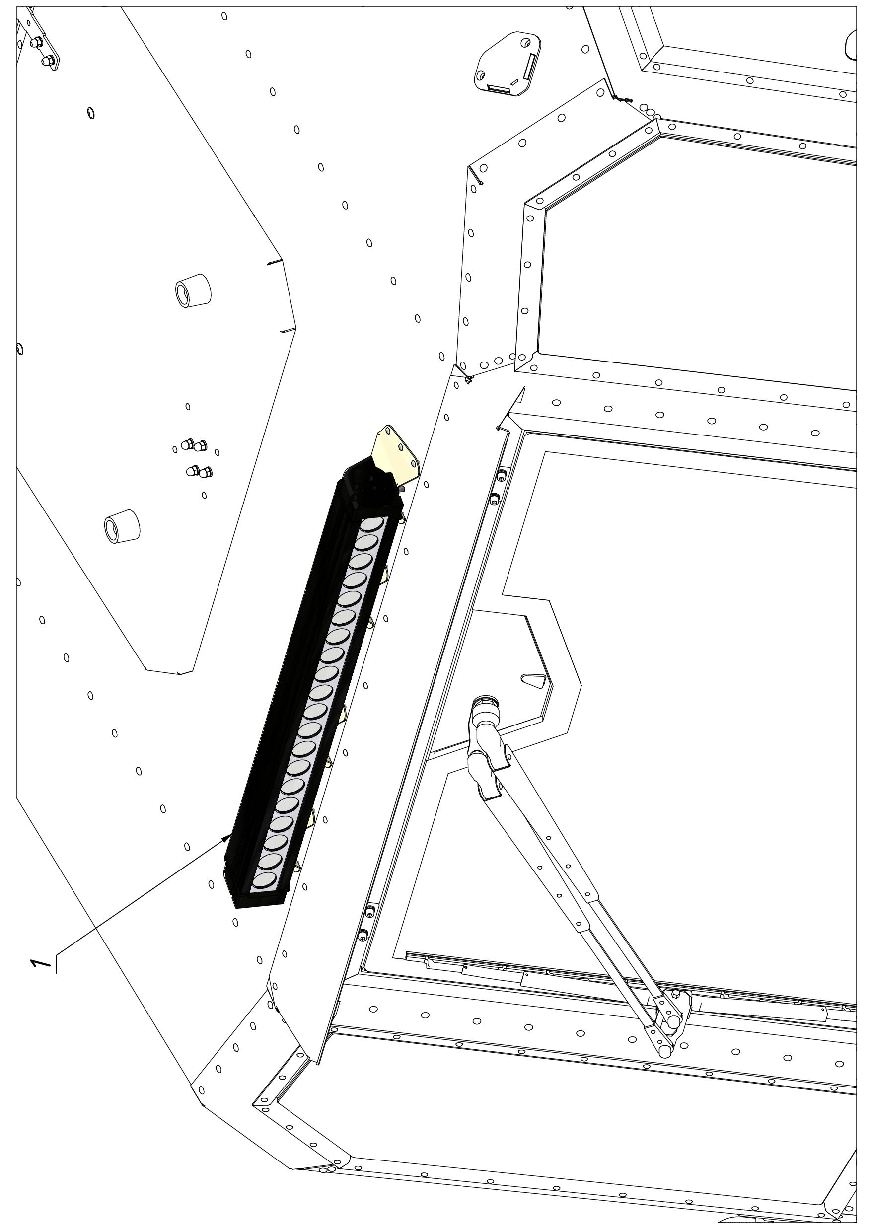 LIGHT, FRONT LED (1200) | 12-1200-19 parts manual