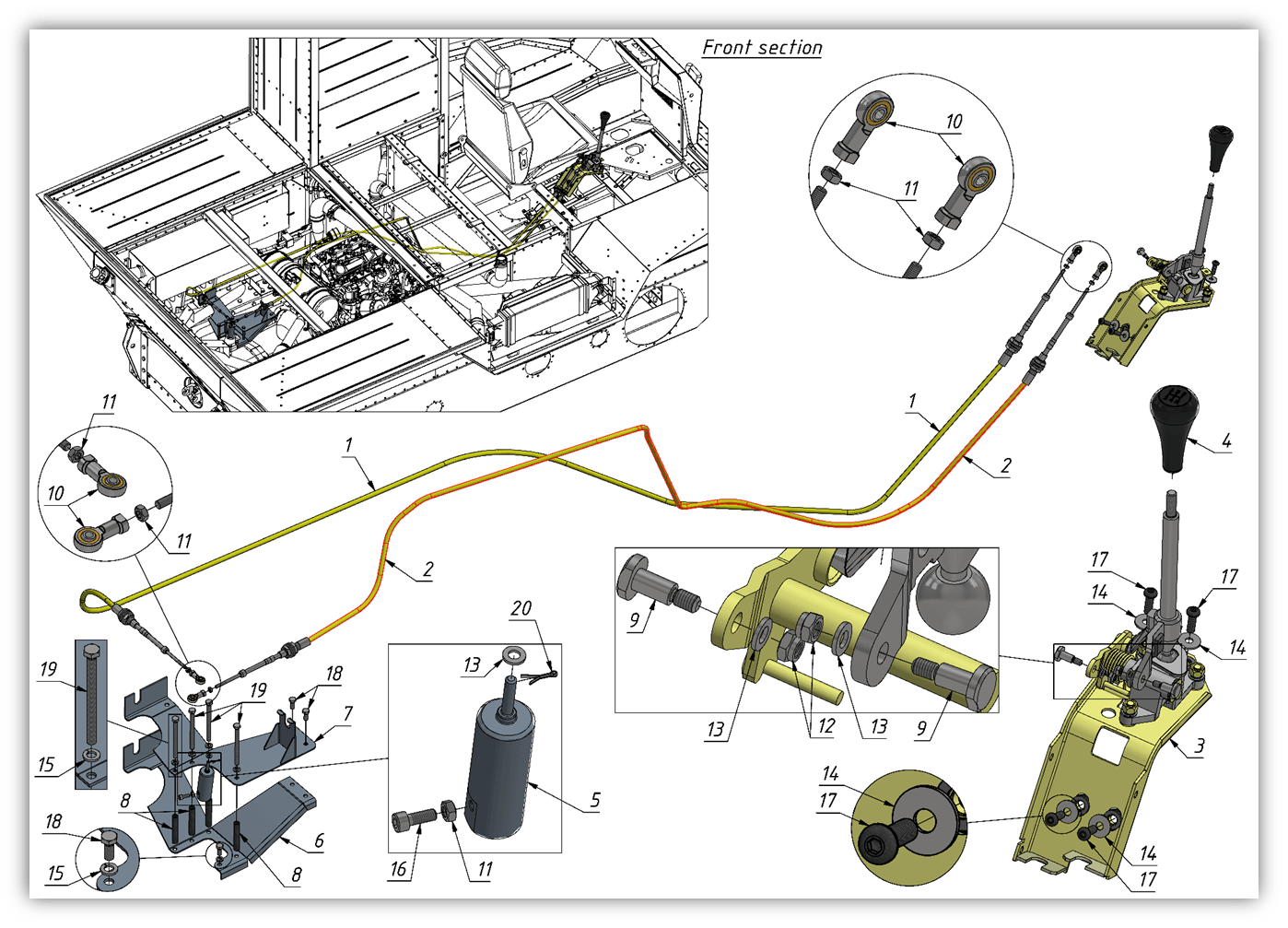 DRIVE CONTROL GEARBOX (0902) | 09-0902 parts manual