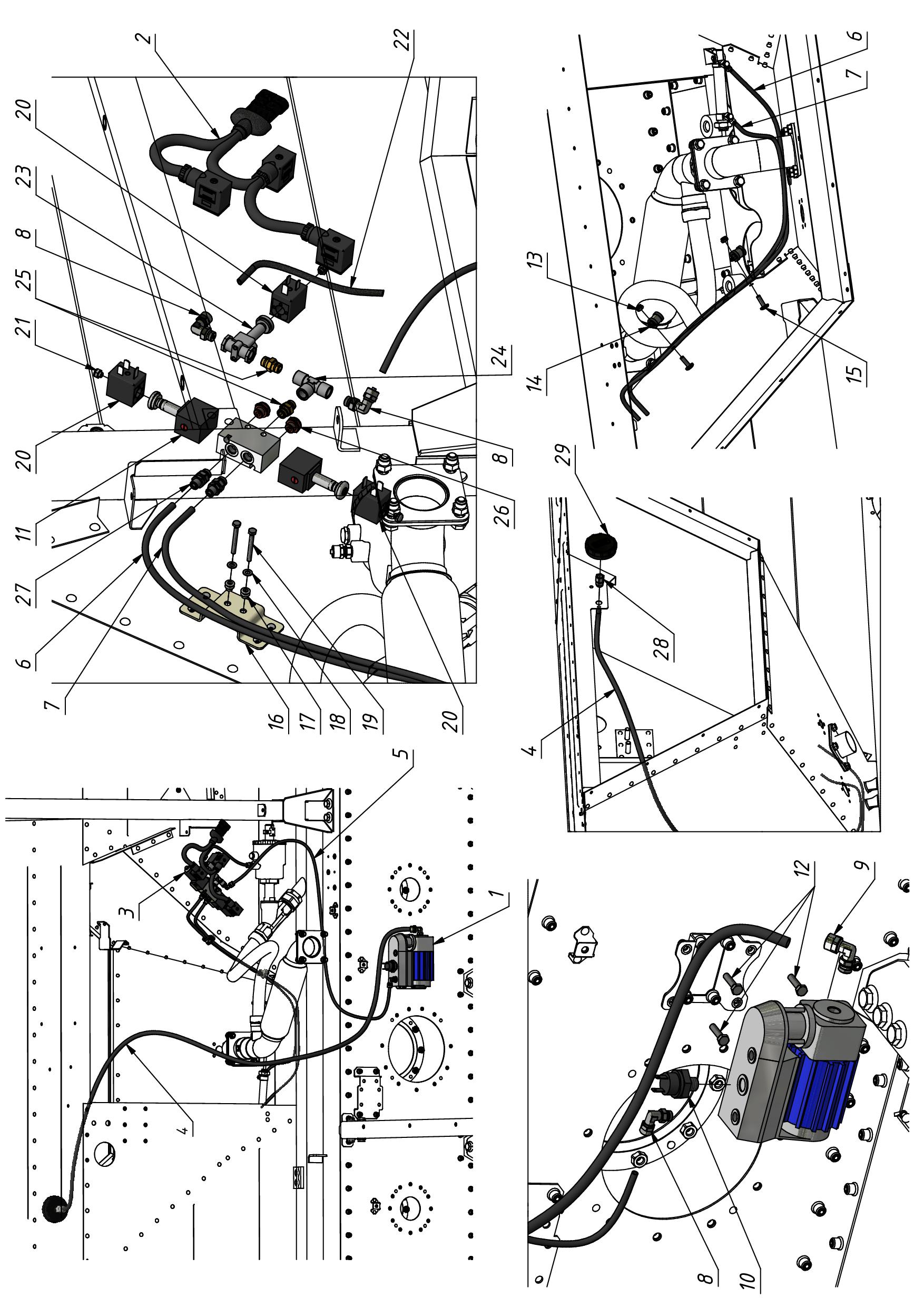 PNEUMATIC SYSTEM (0900) | 09-0900-05 parts manual