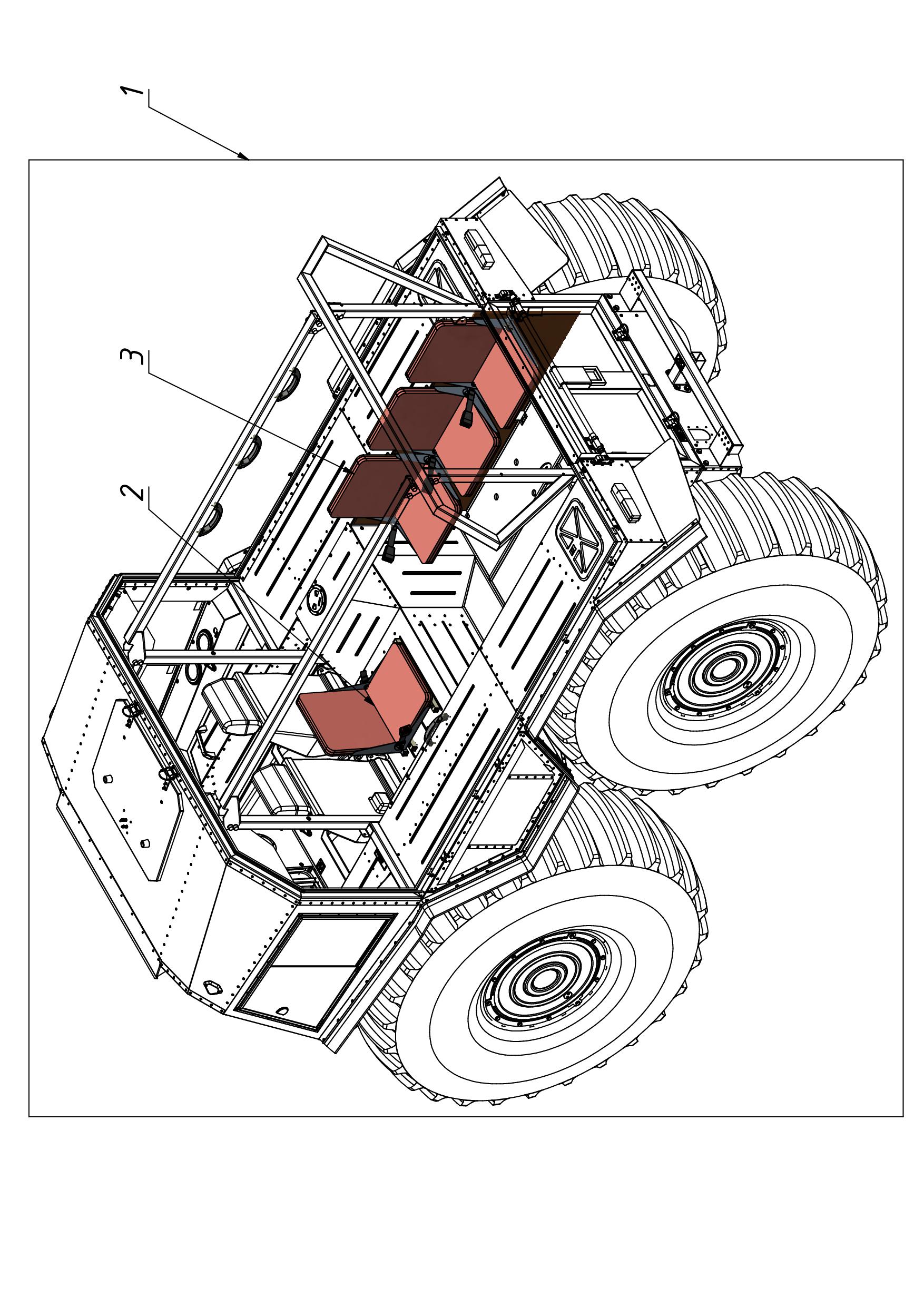 SEAT, REAR FOLDABLE SET OF 4 (1200) | 13-1200-03 parts manual