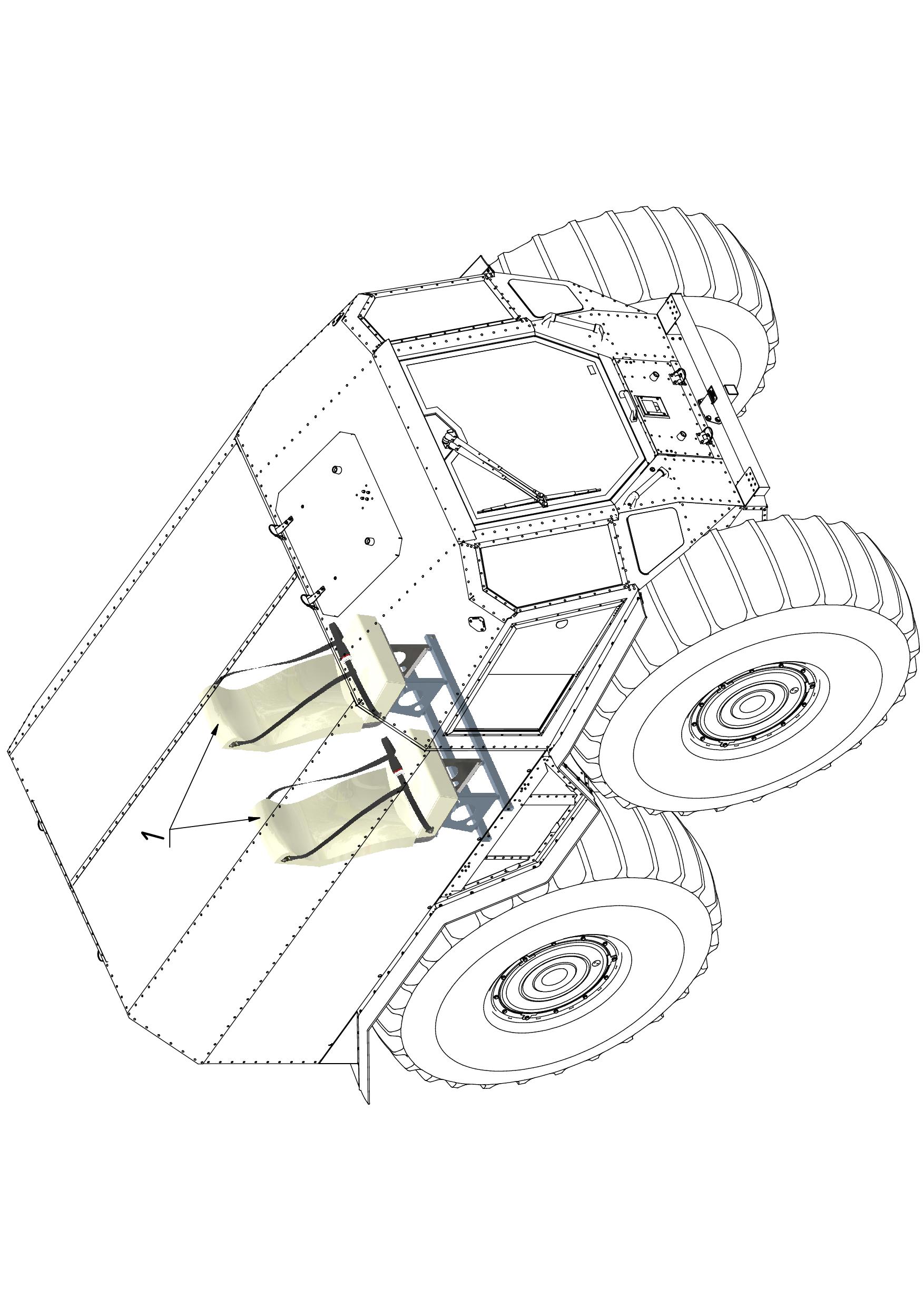 SEAT, REAR W/ SEATBELTS SET OF 2 (1200)
 | 12-1200-13
 parts manual