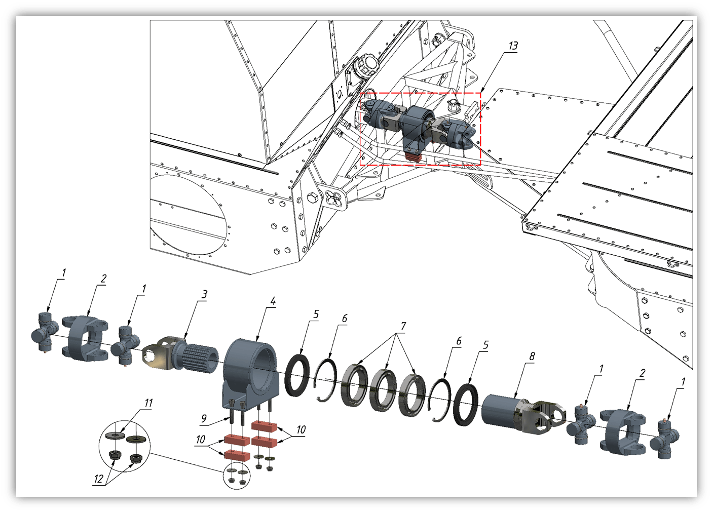 JOINT CARDAN (0300) | 03-0300-03 parts manual