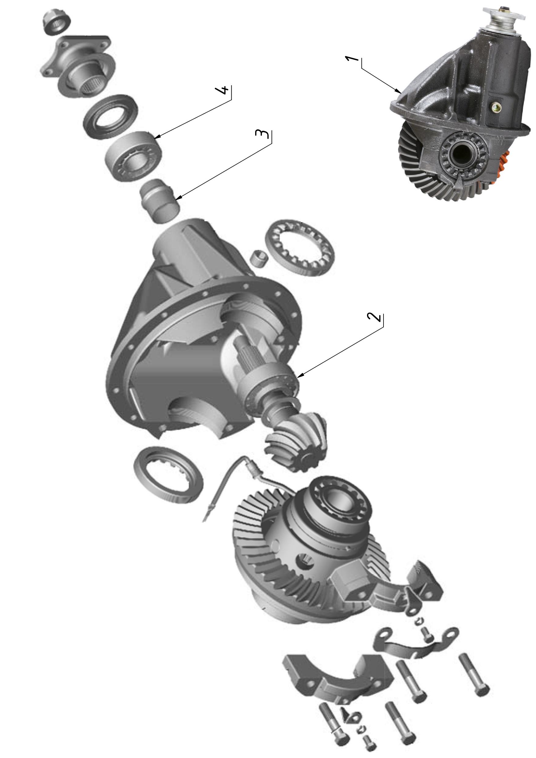 AXLE GEARBOX (0300) | 03-0300-04 parts manual