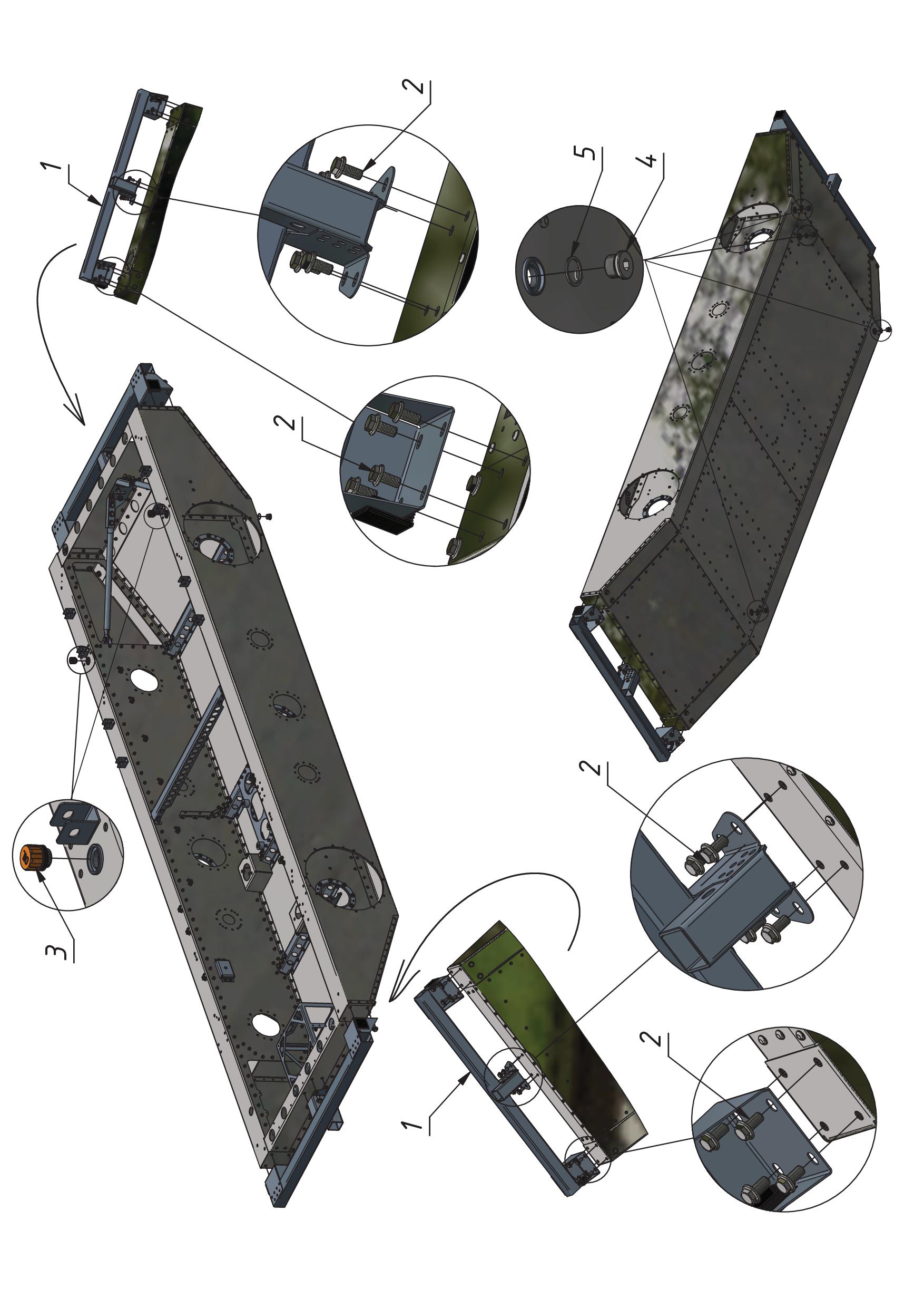 BODY FRAME ASSEMBLY (0200) | 02-0200-01 parts manual