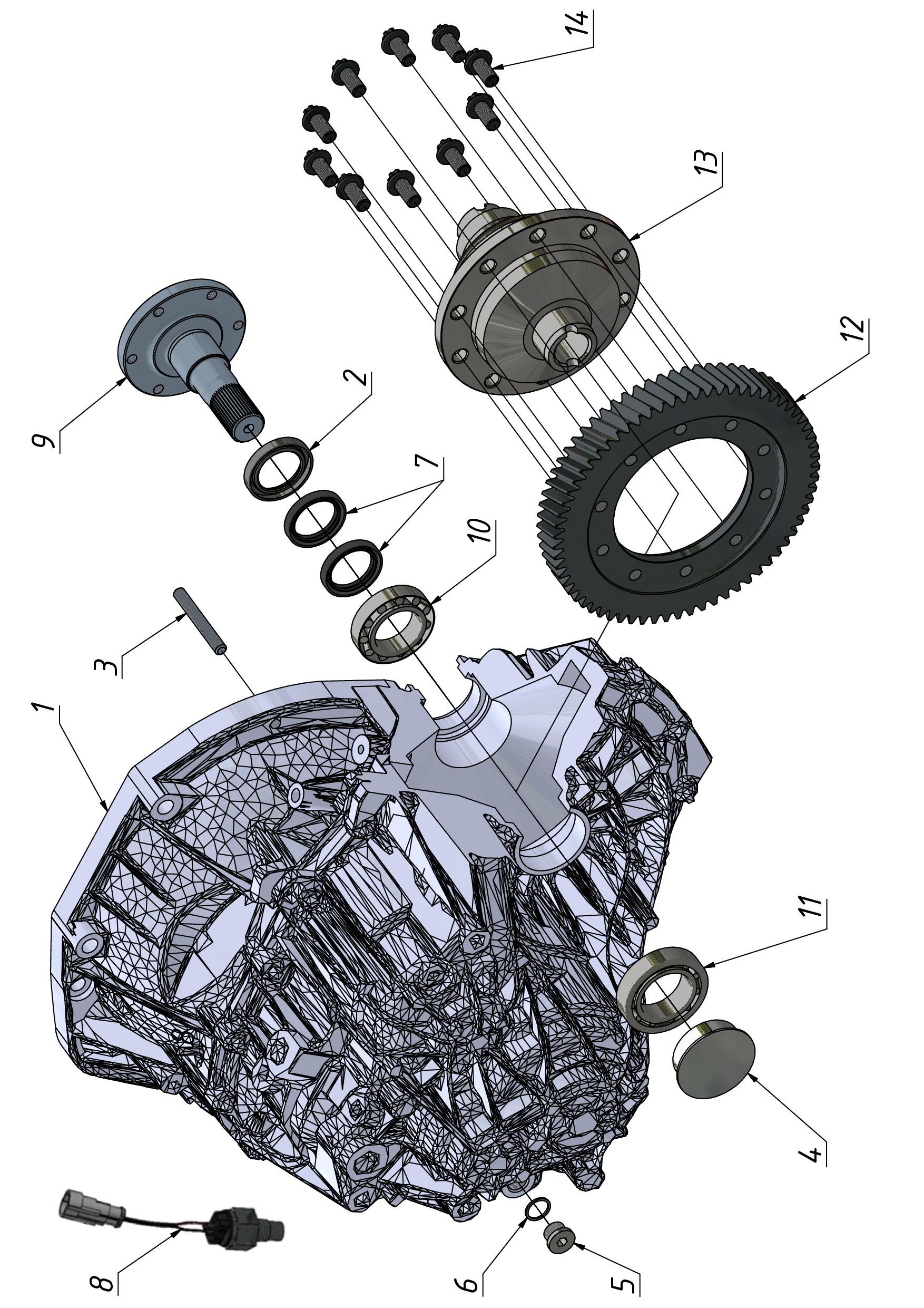 GEARBOX (1000) | 10-1000-03 parts manual