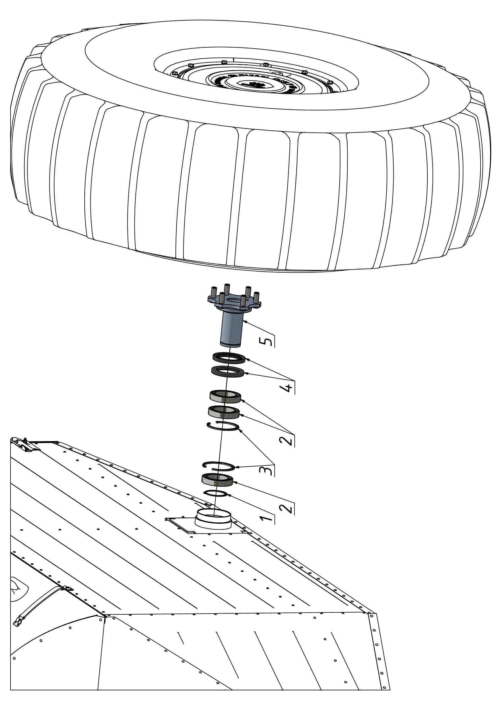 HUB ASSEMBLY (0300) | 03-0300-01 parts manual