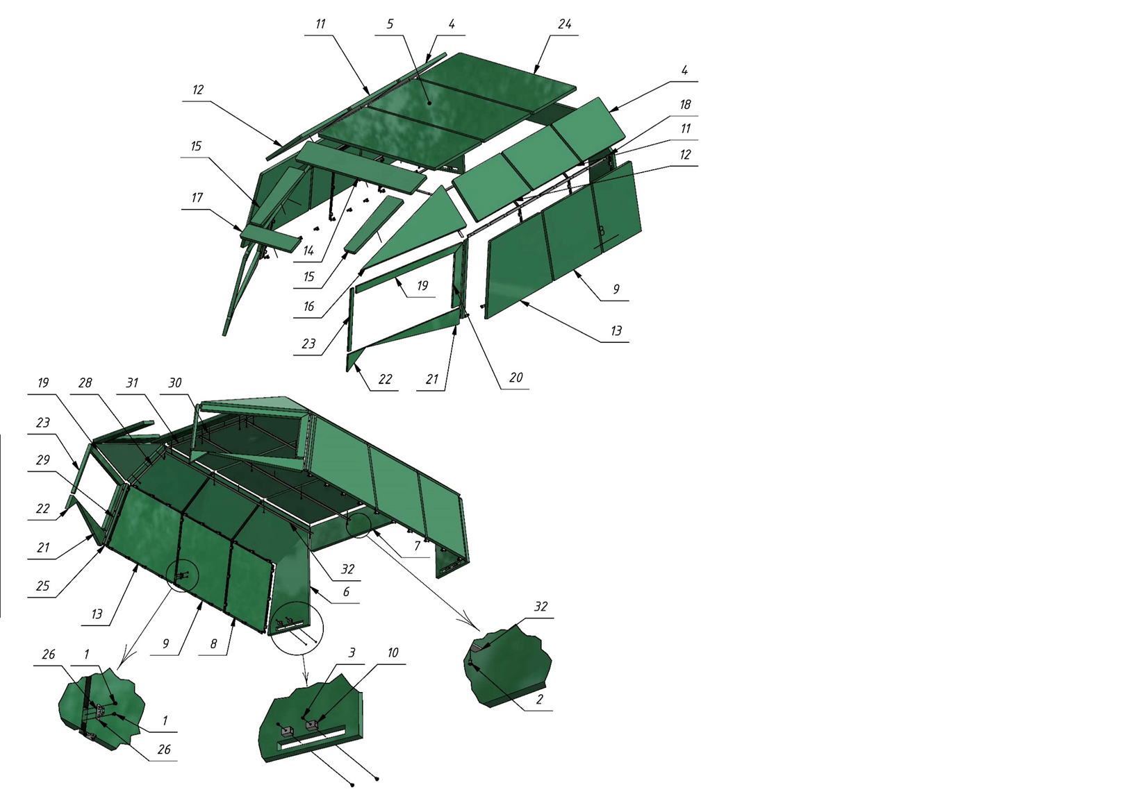 INTERIOR TRIM (PLASTIC AND INSULATION) (0504) | 05-0504-02 parts manual
