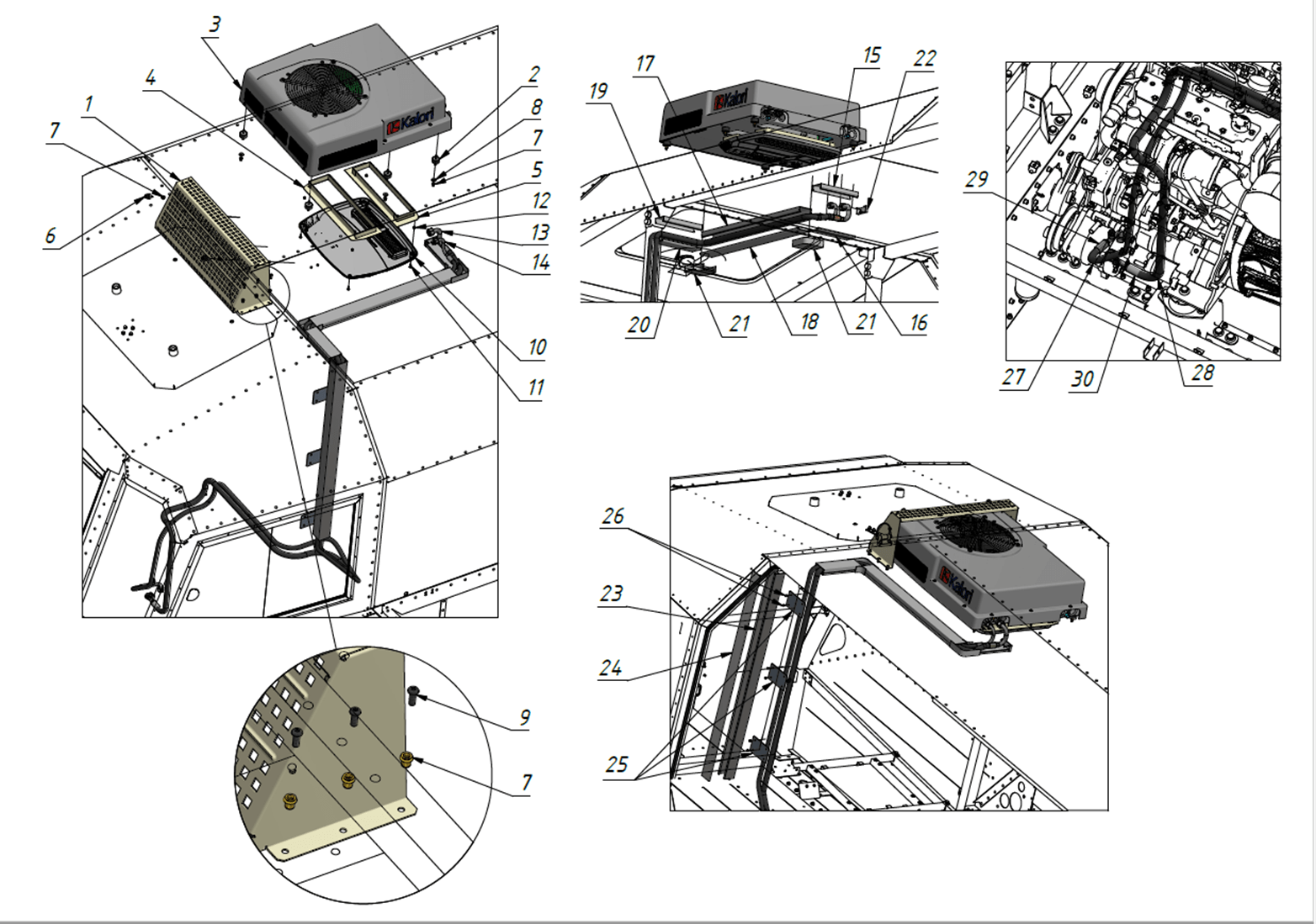 AIR CONDITIONING (1200) | 12-1200-01 parts manual