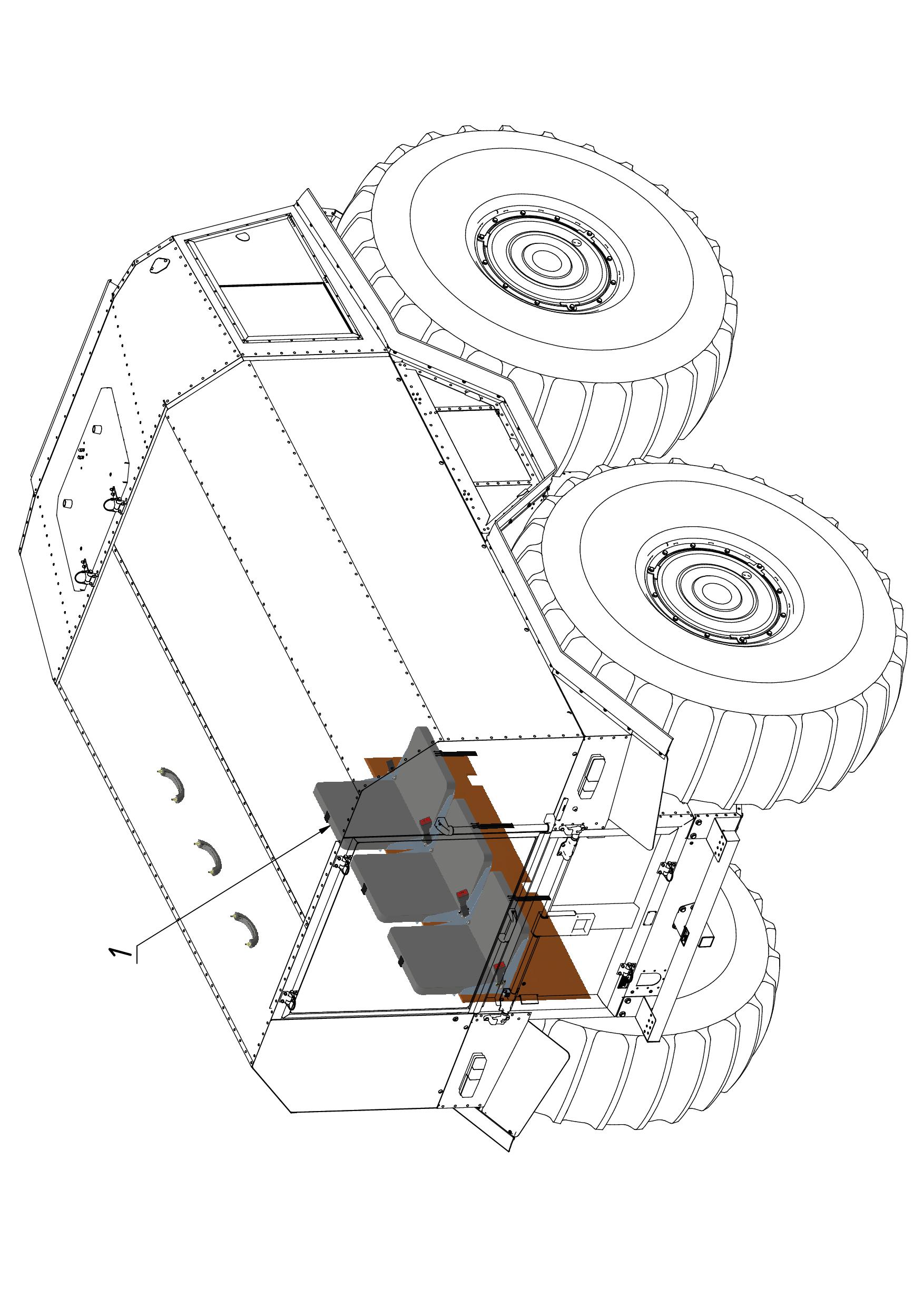 SEAT, REAR FOLDABLE SET OF 3, LEFT SIDE (1200)
 | 12-1200-15
 parts manual