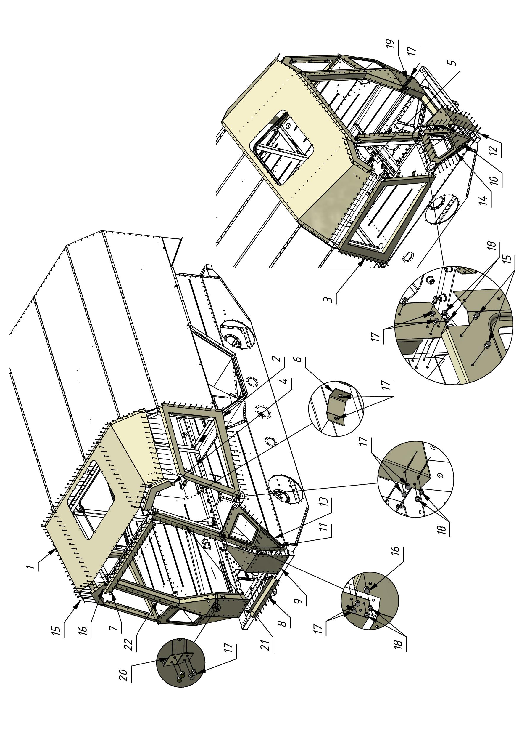 CABINE BODY (0200) | 02-0200-05 parts manual