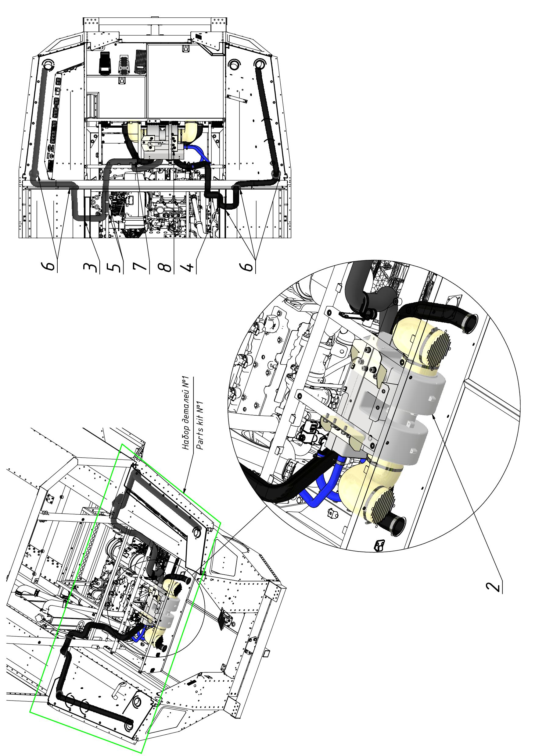 FRONT WINDOWS HEATING ver.II (1200) | 12-1200-03(2) parts manual