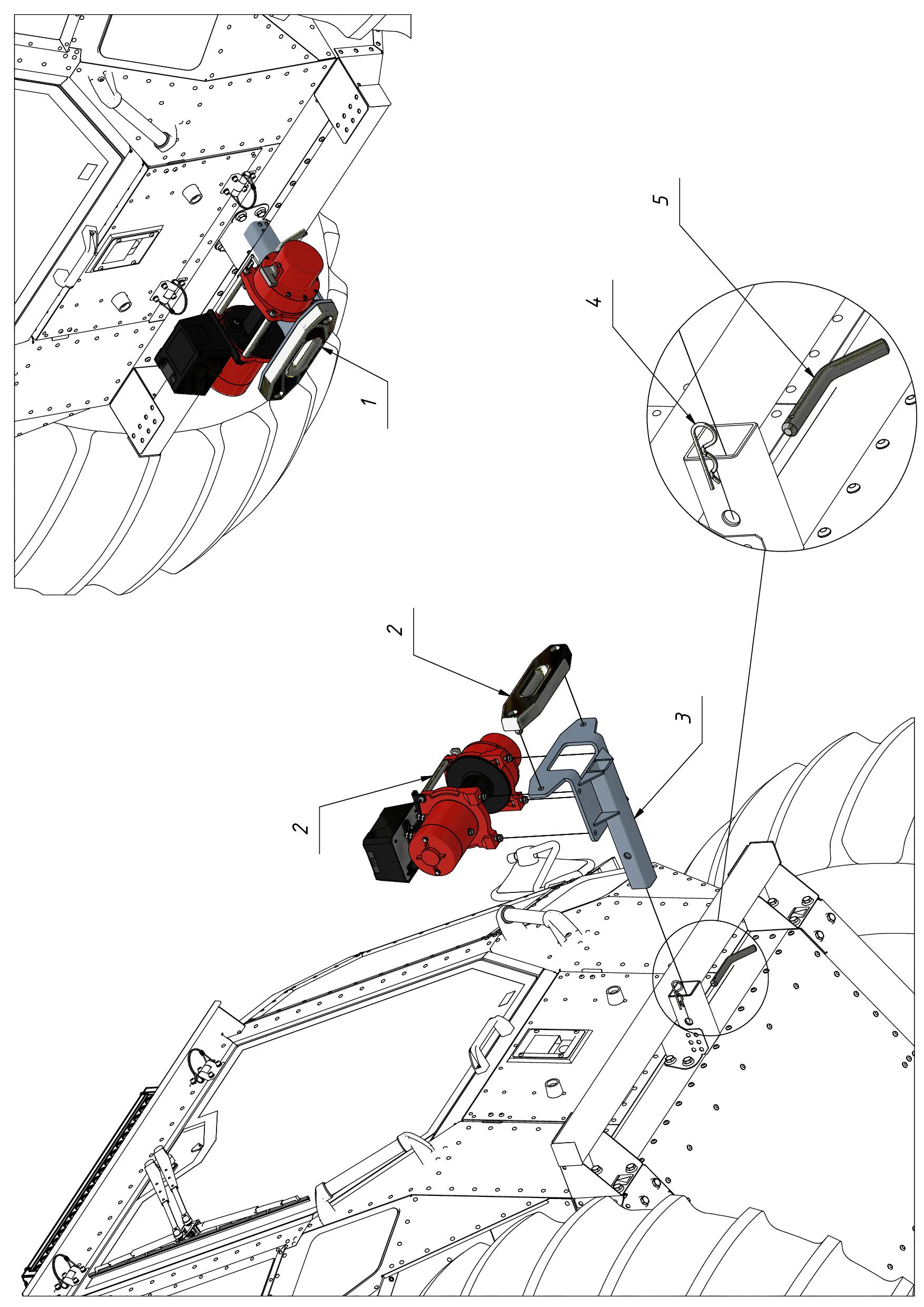 WINCH (1200) | 12-1200-22 parts manual