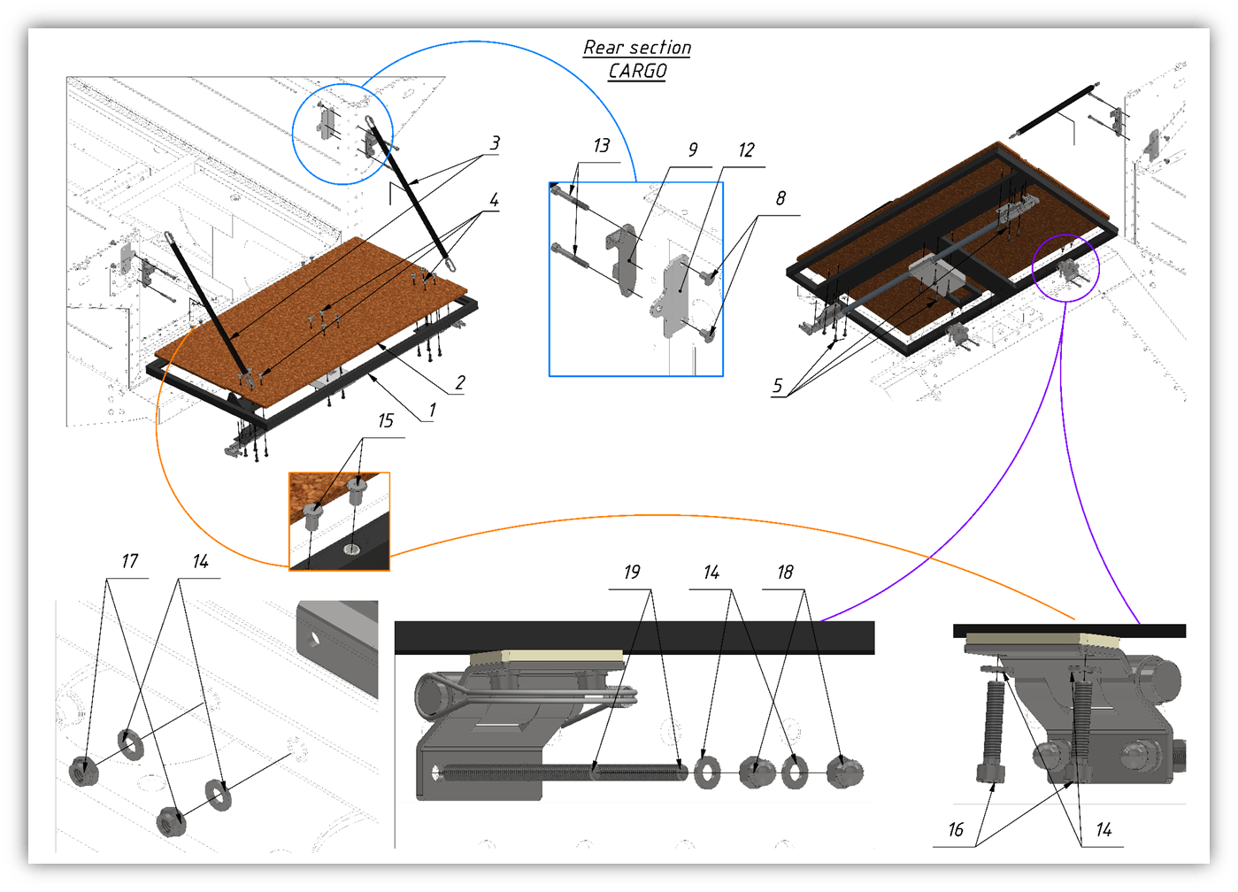 BACK DOOR (0401) | 04-0401-01 parts manual