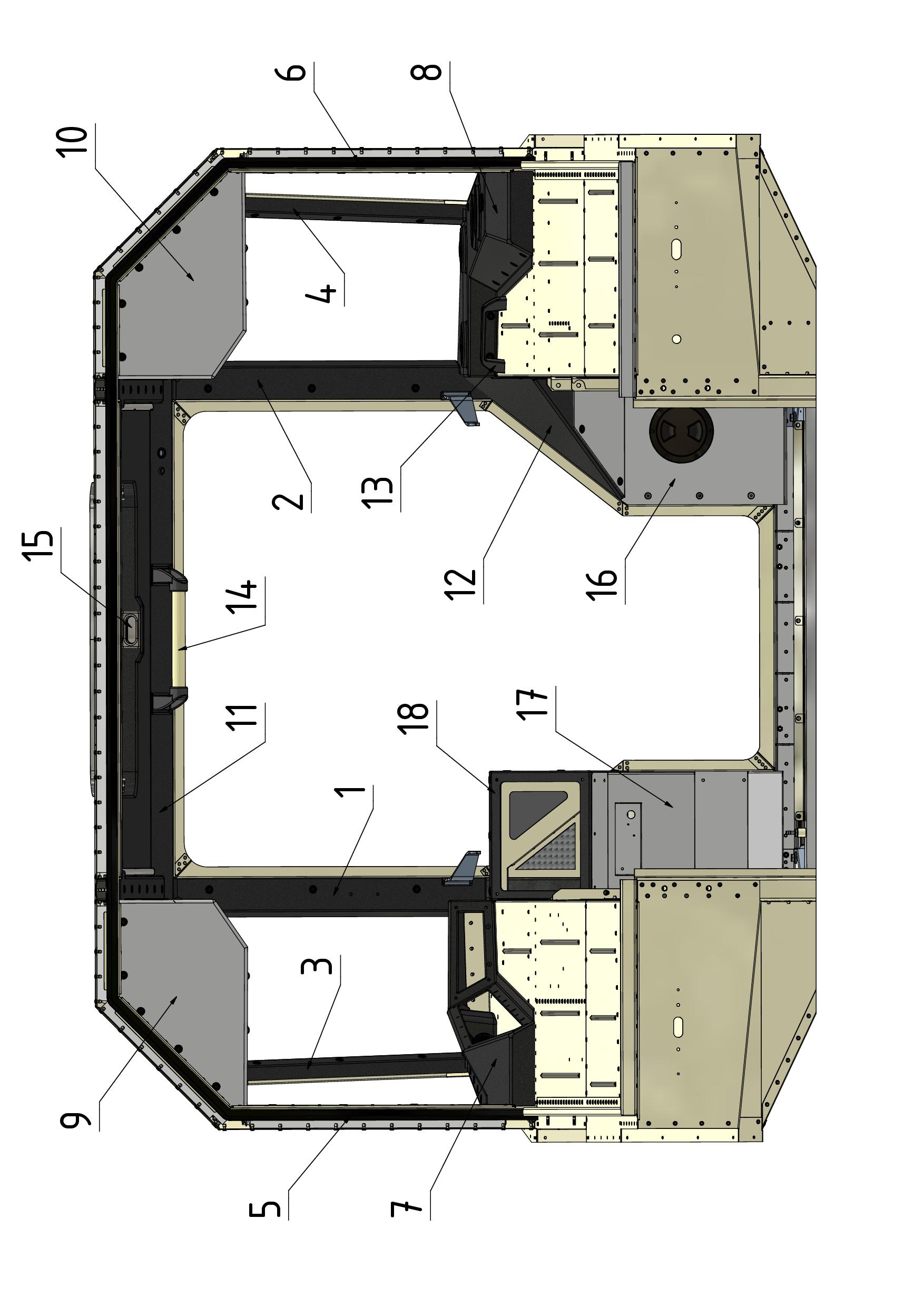 PLASTIC CABIN PANELS (0500) | 05-0500-05 parts manual