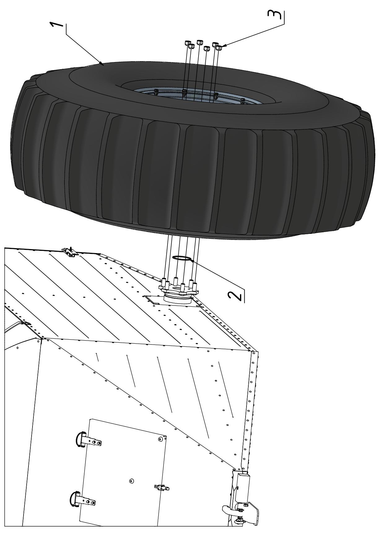 WHEEL INSTALLATION (0800) | 08-0800-02 parts manual