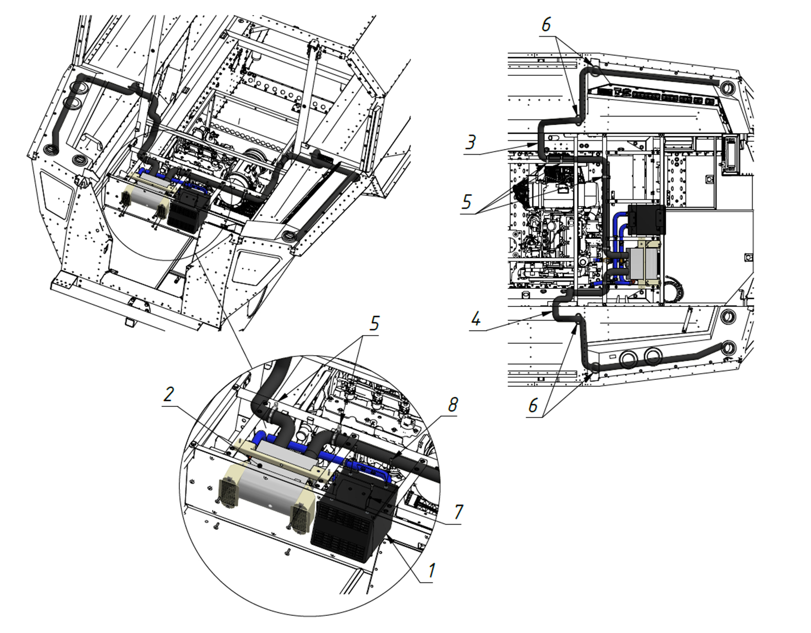 FRONT WINDOWS HEATING (1200) | 12-1200-03 parts manual