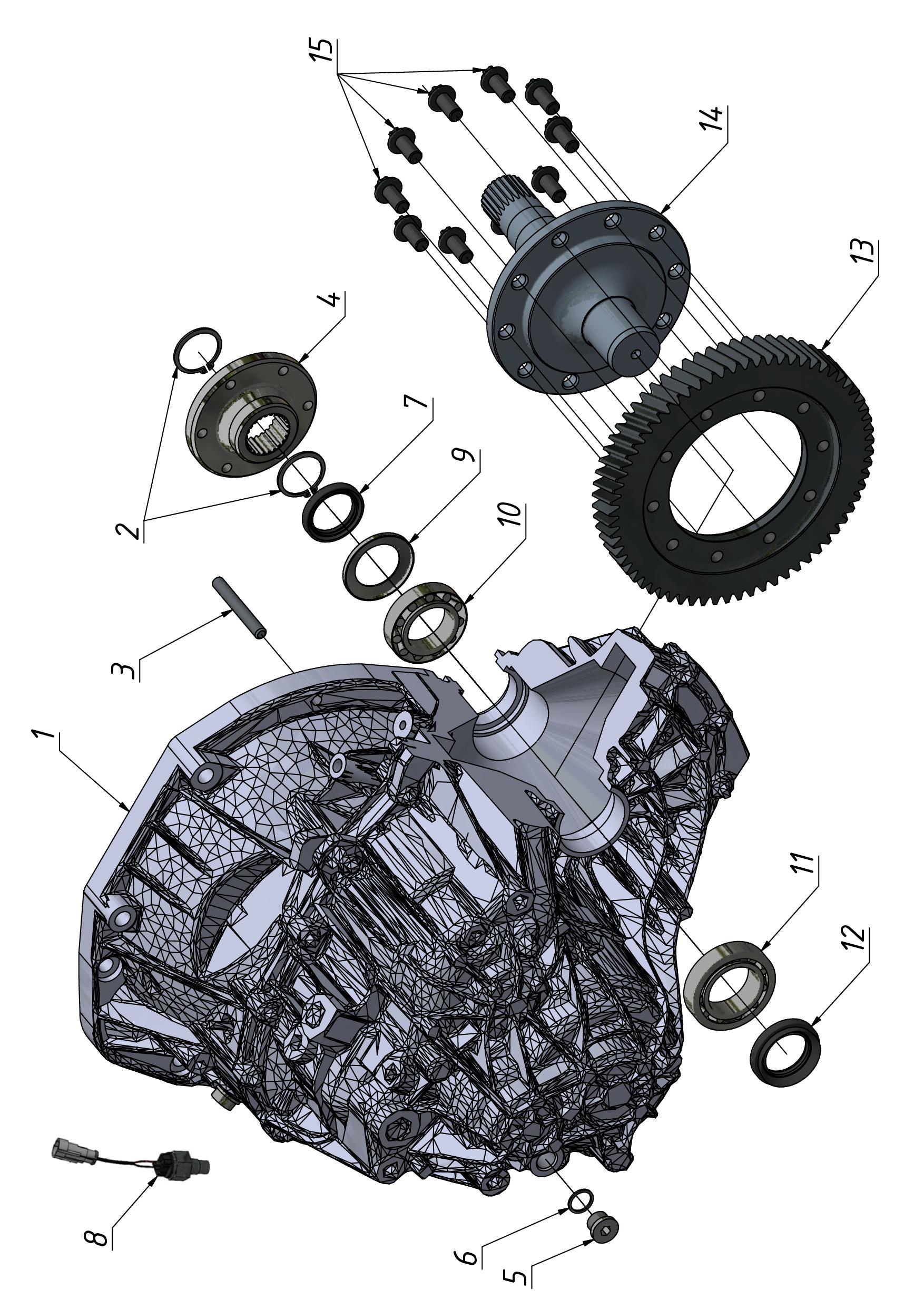 GEARBOX ver.II (1000) | 10-1000-03(2) parts manual