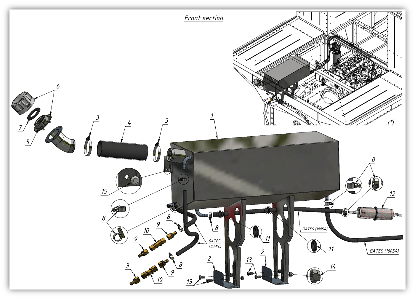 FUEL SUPPLY SYSTEM (1007) | 10-1007 parts manual