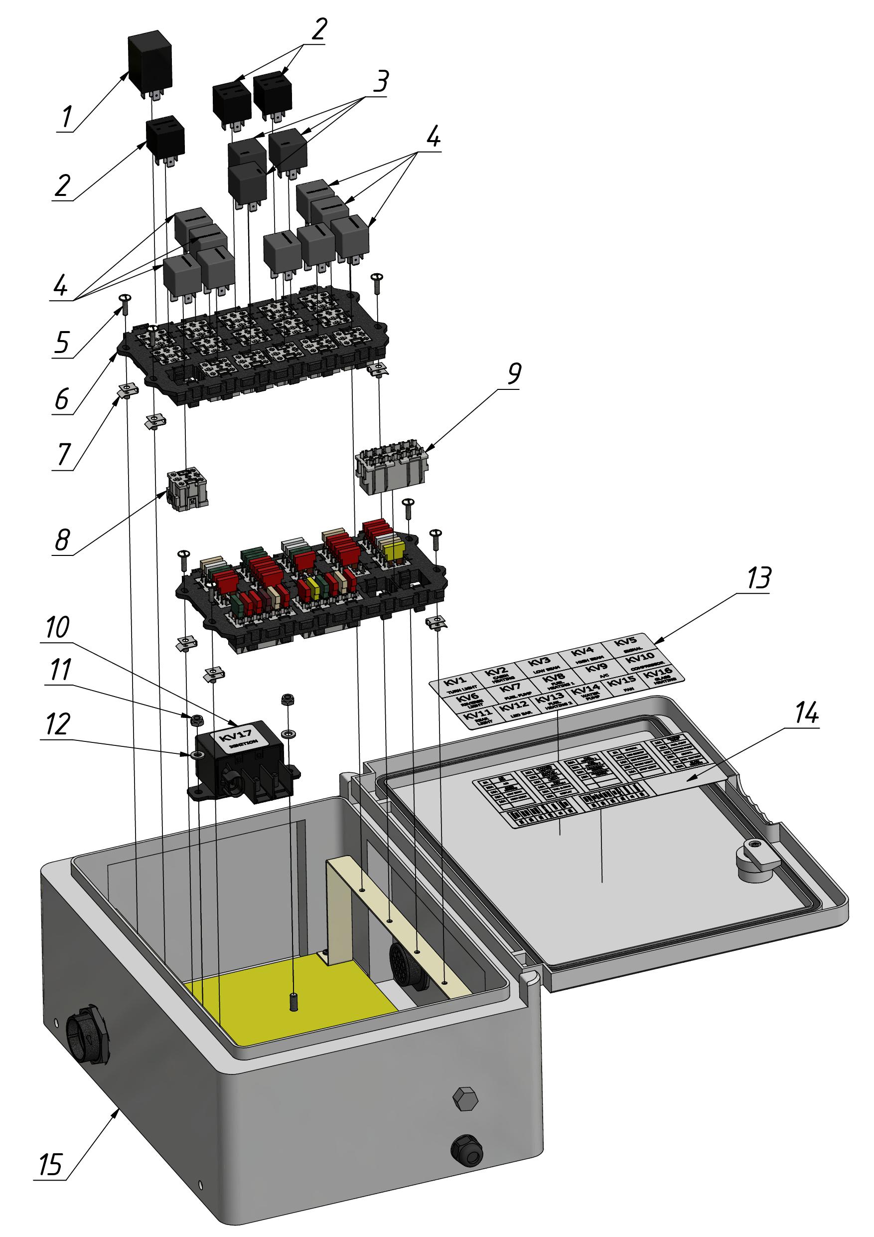 CIRUIT BREAKERS AND RELAY ver.I (1100) | 11-1100-05 parts manual