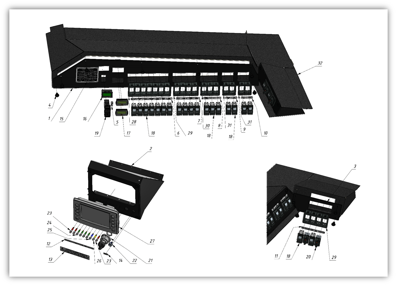 INSTRUMENT PANEL AND SWITCHS (1100) | 11-1100-02 parts manual