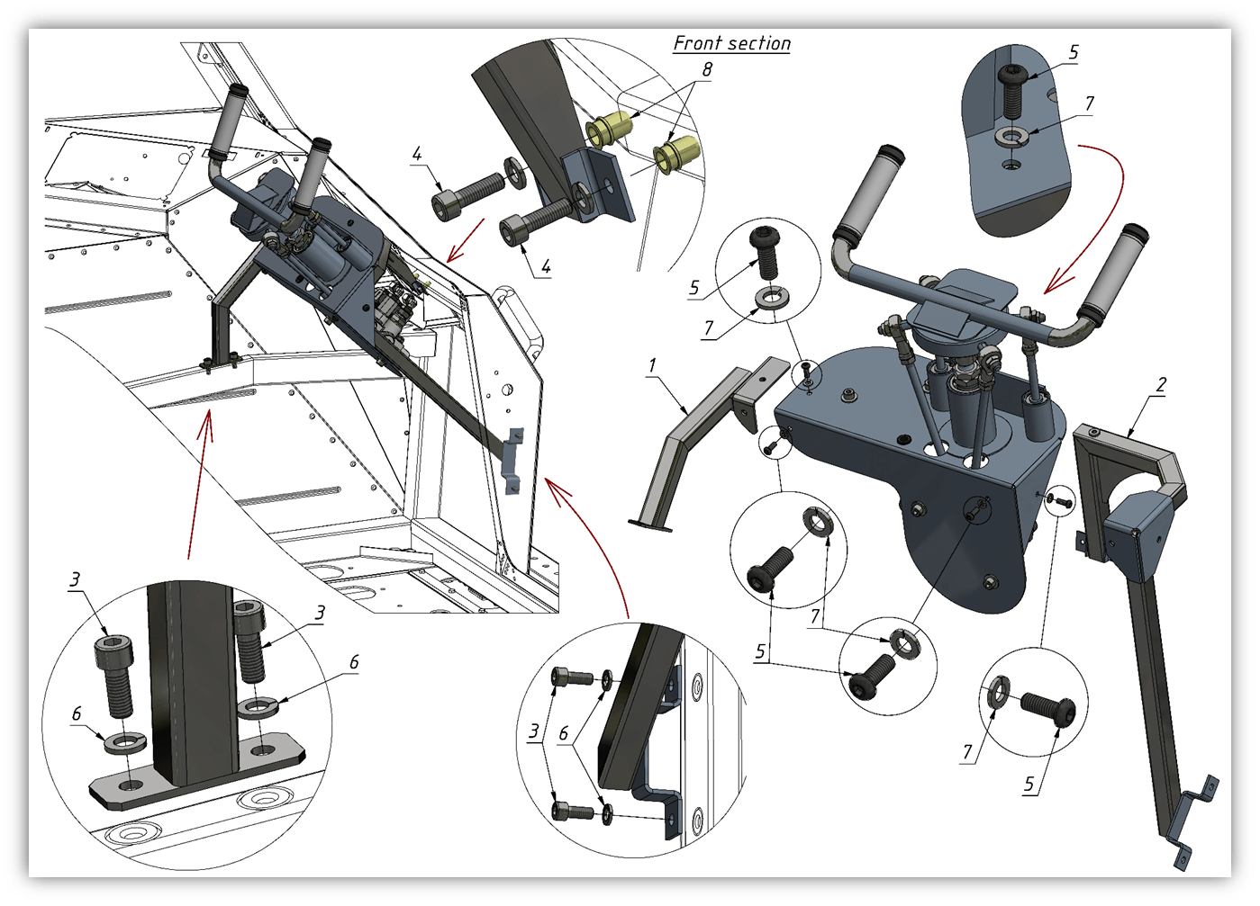 RUDDER (0901) | 09-0901-02 parts manual