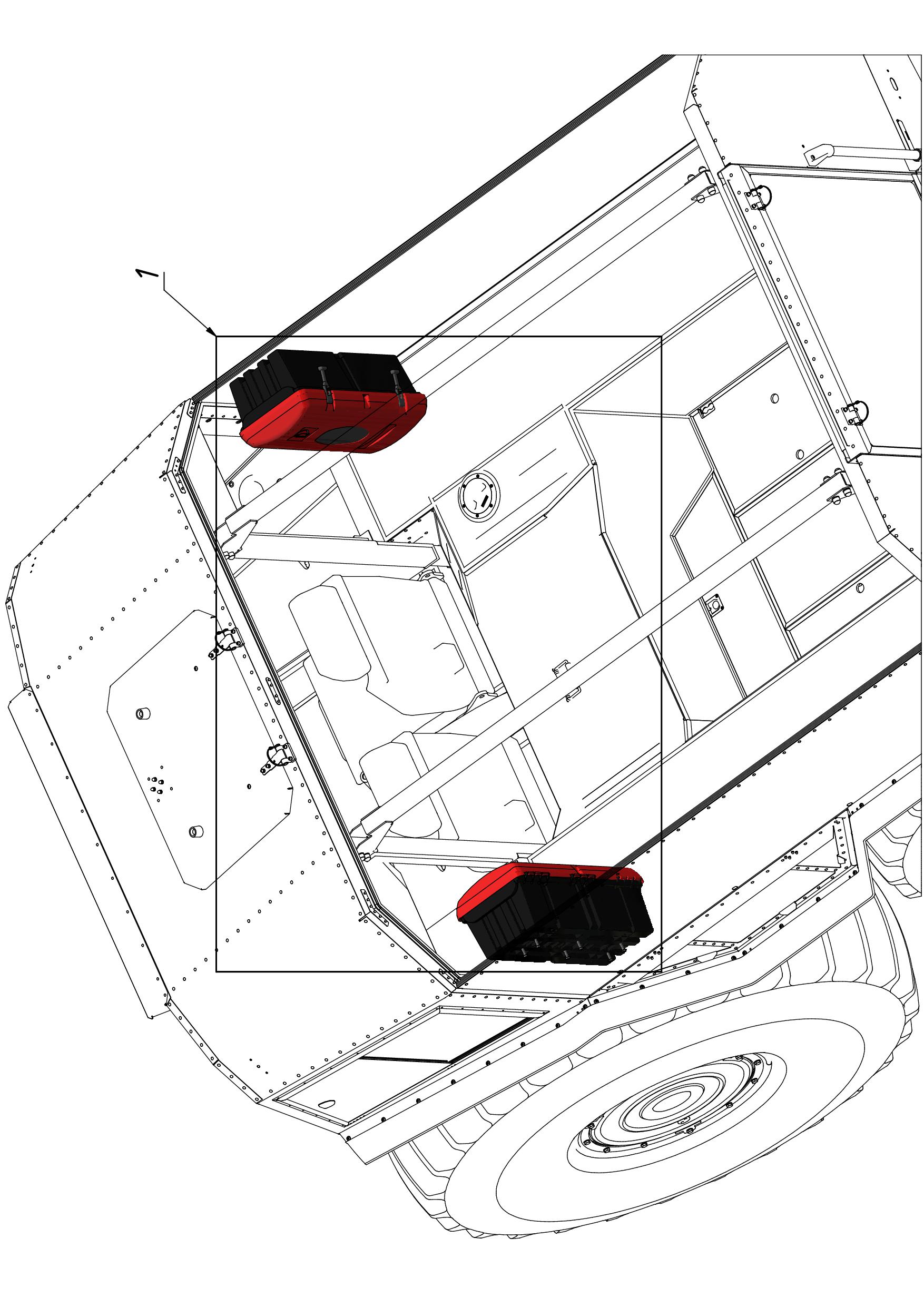FIRE EXTINGUISHER IN THE BOX, 2 PCS. INSTALLATION (1200) | 13-1200-09 parts manual